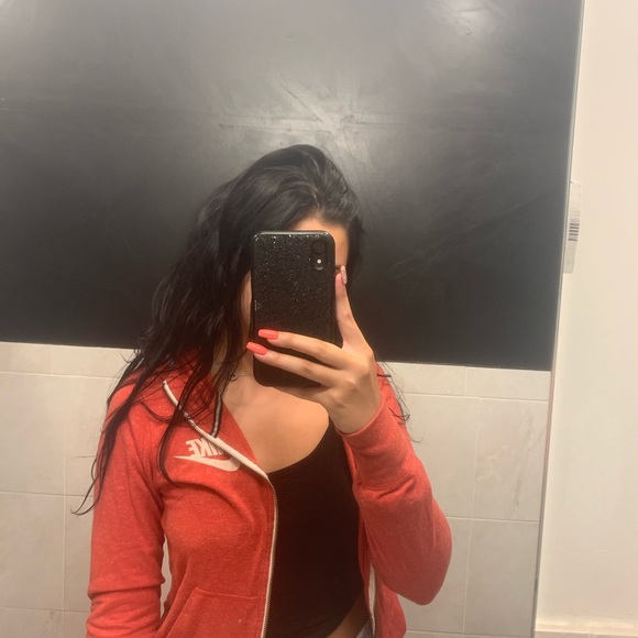 red NIKE hoodie - Picture 2 of 4
